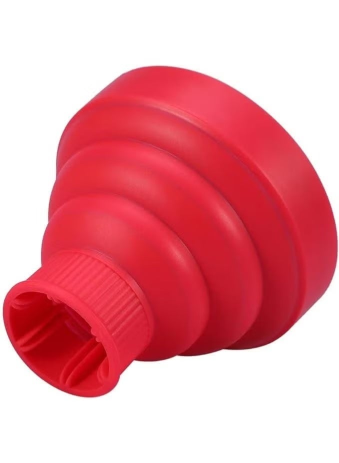 Dryer Diffuser, Silicone Foldable Attachment, 4-5cm Diameter, Portable Curly Hair Diffuser (Sorted Color) - Image 5